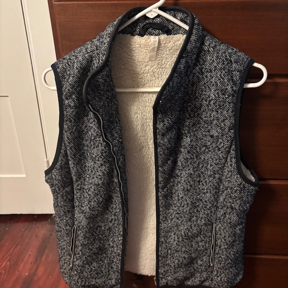 Mia and Tess Fleece-Lined Vest